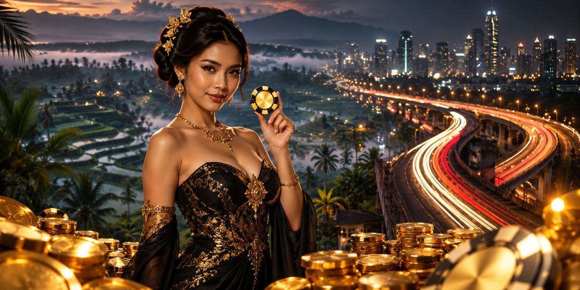 Model menampilkan pengalaman VIP dan bonus eksklusif di platform taruhan